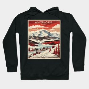 Whitehorse Canada Vintage Poster Tourism Hoodie
